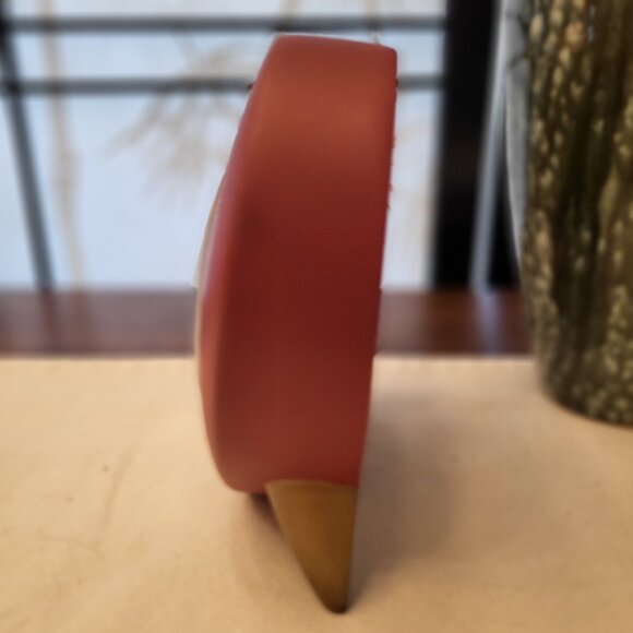 80s Karllsson Longford Designed Red Heart Clock - Works great! - Picture 4 of 5